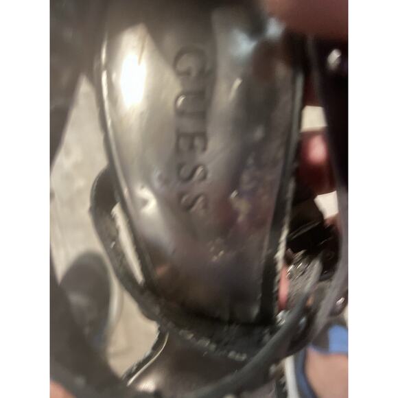 Guess Women's Studded Black Suede High Heels Size: 8 - Picture 5 of 12